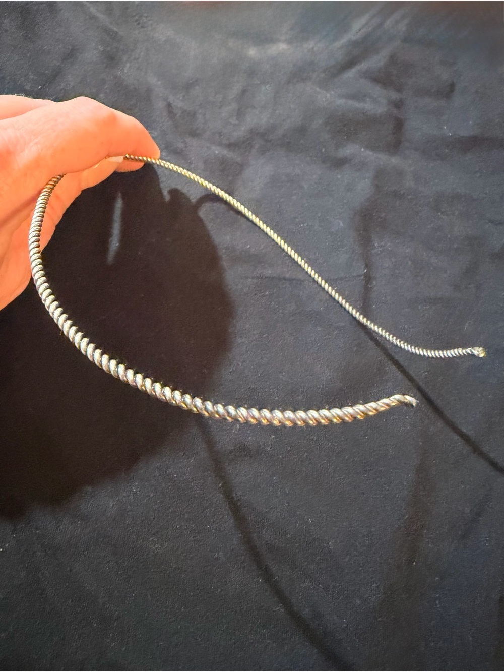 Jay King 925 Oval Flex Choker - Picture 2 of 8